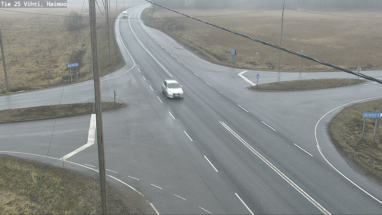 Weather Camera Image Väg 25 Vichtis, Haimoo, Vihti, Uusimaa