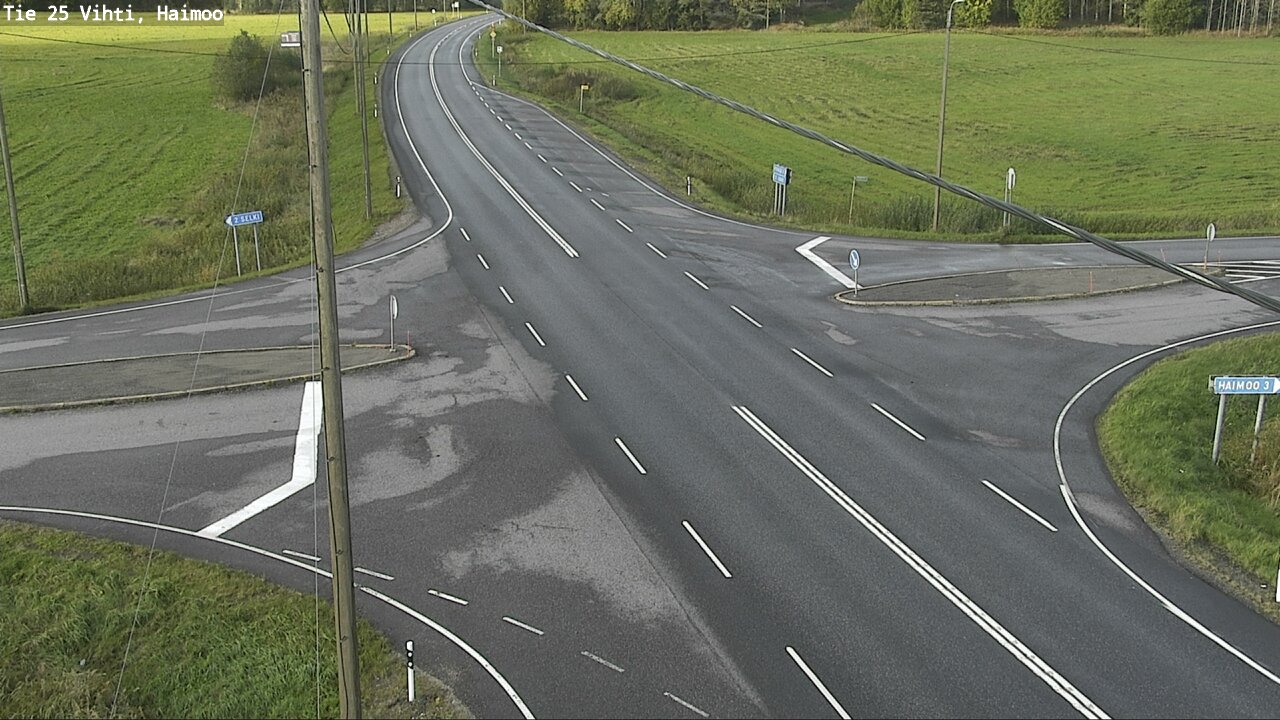 Weather Camera Image Road 25 Vihti, Haimoo, Vihti, Uusimaa