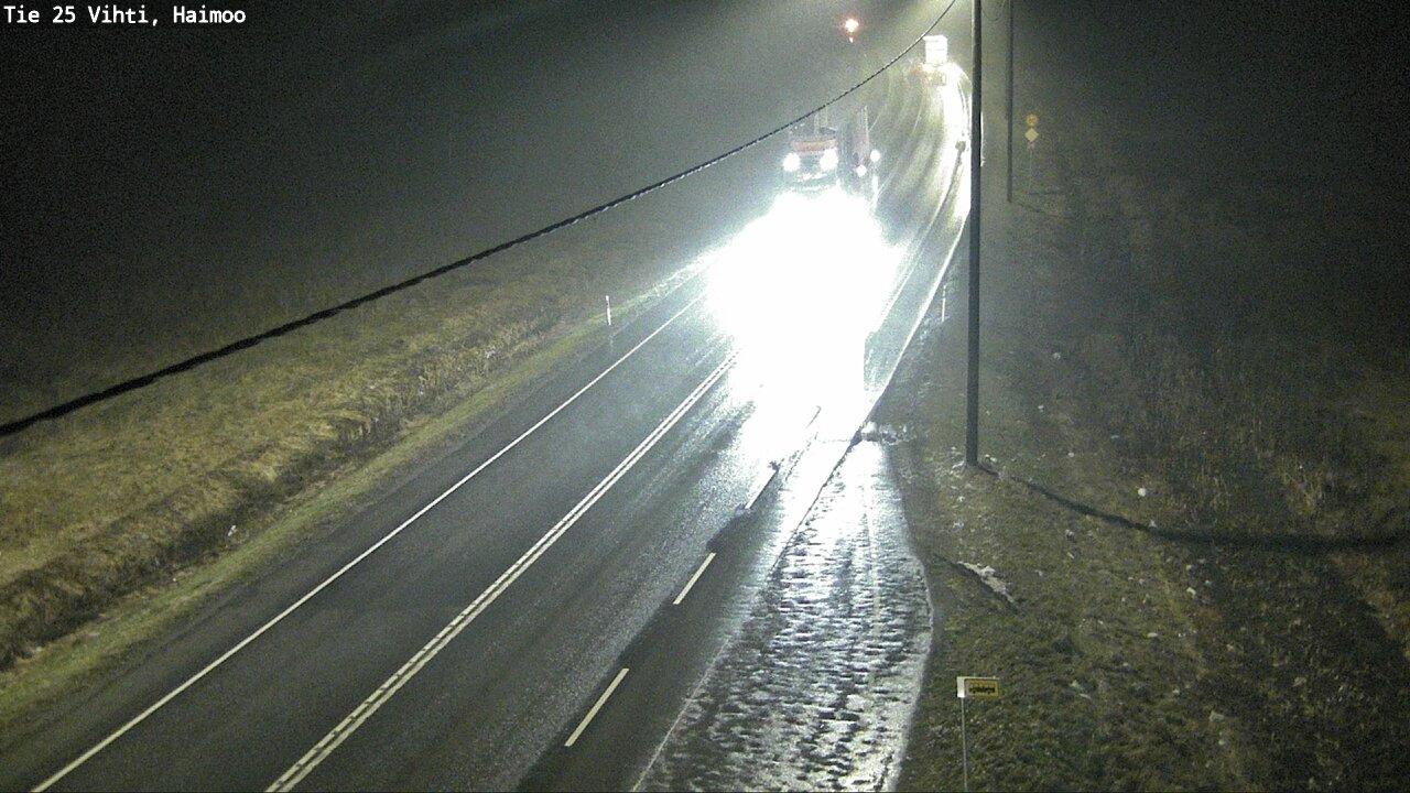Weather Camera Image Väg 25 Vichtis, Haimoo, Vihti, Uusimaa