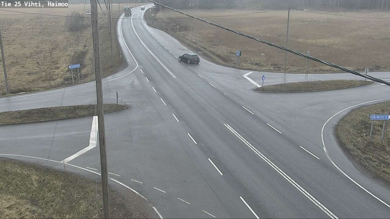 Weather Camera Image Väg 25 Vichtis, Haimoo, Vihti, Uusimaa