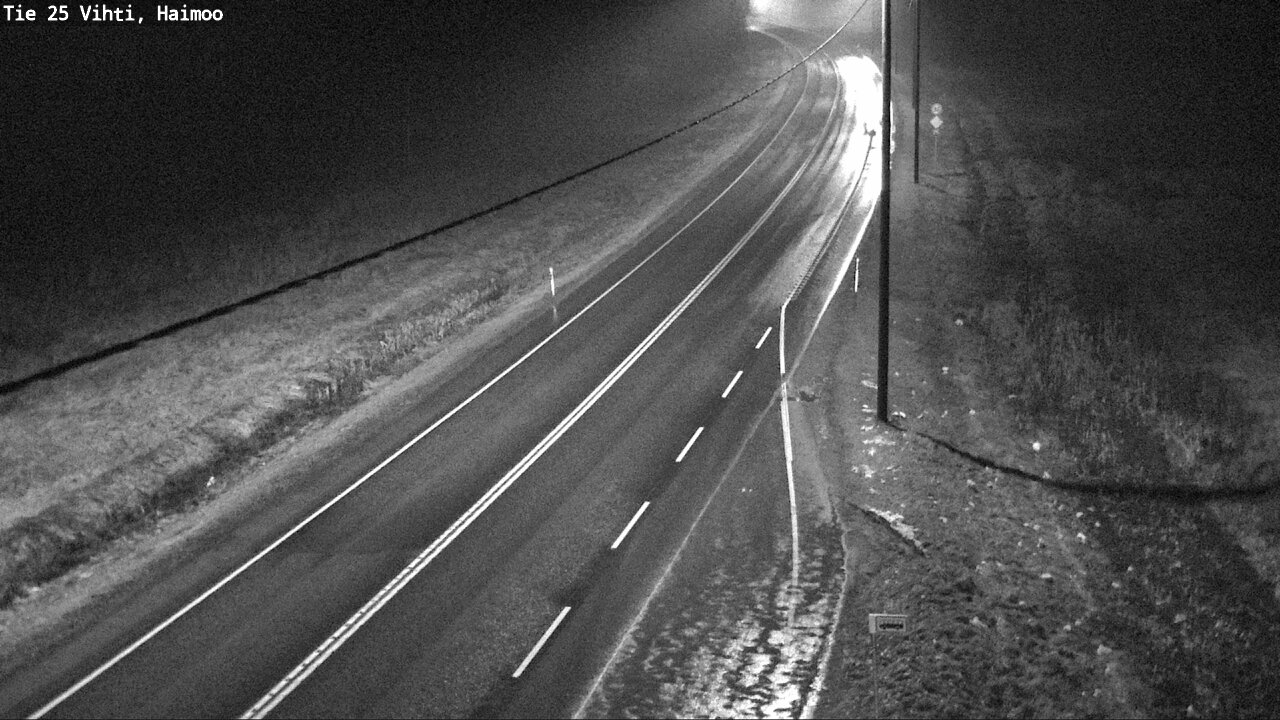 Weather Camera Image Väg 25 Vichtis, Haimoo, Vihti, Uusimaa