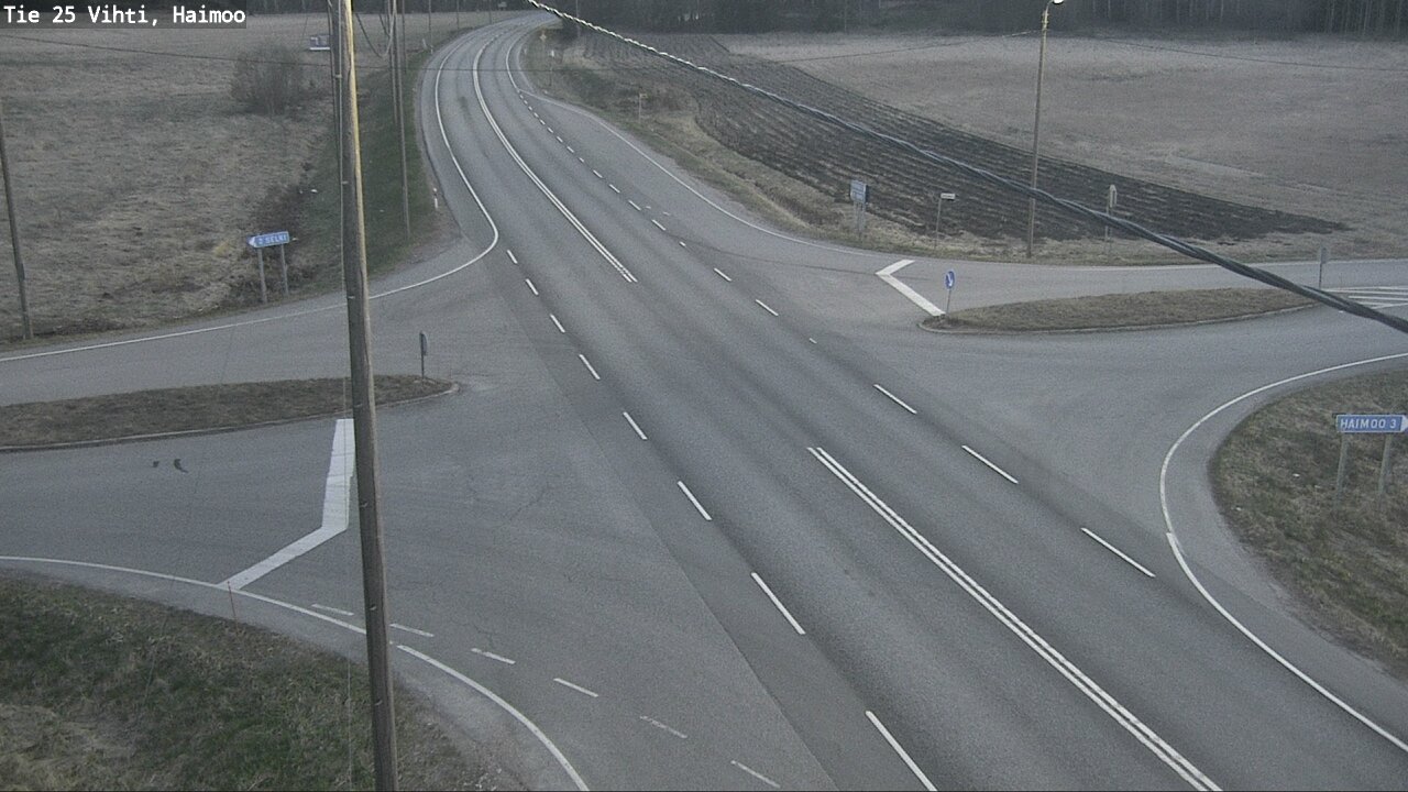 Weather Camera Image Road 25 Vihti, Haimoo, Vihti, Uusimaa