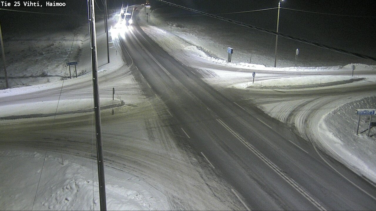 Weather Camera Image Väg 25 Vichtis, Haimoo, Vihti, Uusimaa