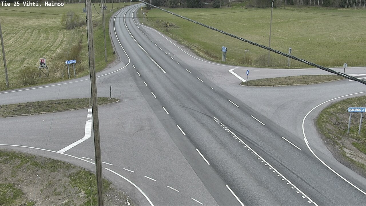 Weather Camera Image Road 25 Vihti, Haimoo, Vihti, Uusimaa
