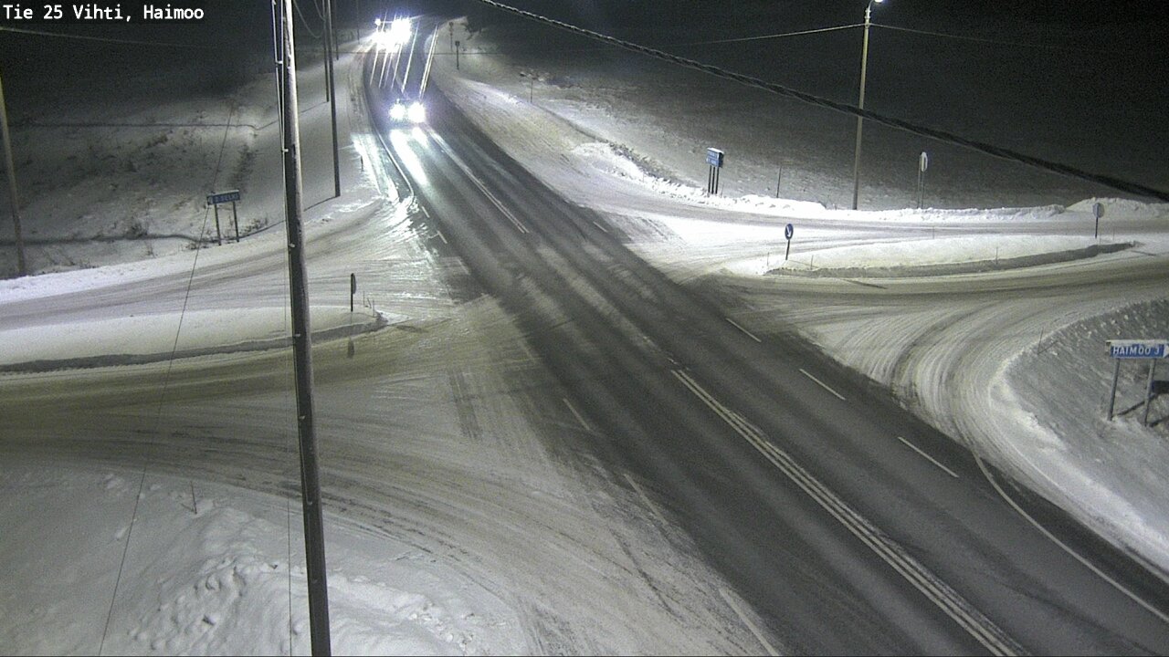 Weather Camera Image Väg 25 Vichtis, Haimoo, Vihti, Uusimaa