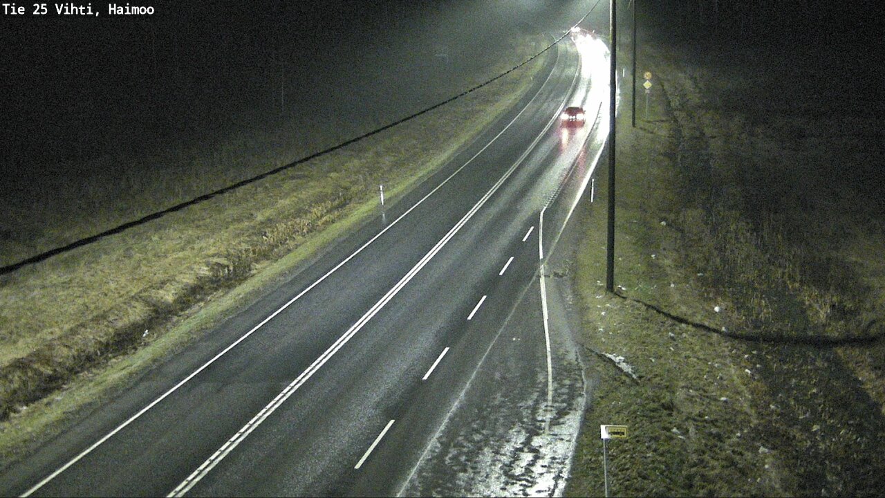 Weather Camera Image Väg 25 Vichtis, Haimoo, Vihti, Uusimaa