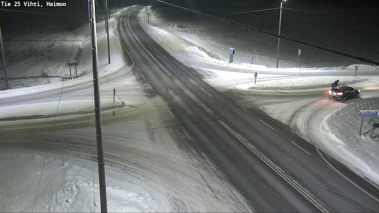 Weather Camera Image Väg 25 Vichtis, Haimoo, Vihti, Uusimaa