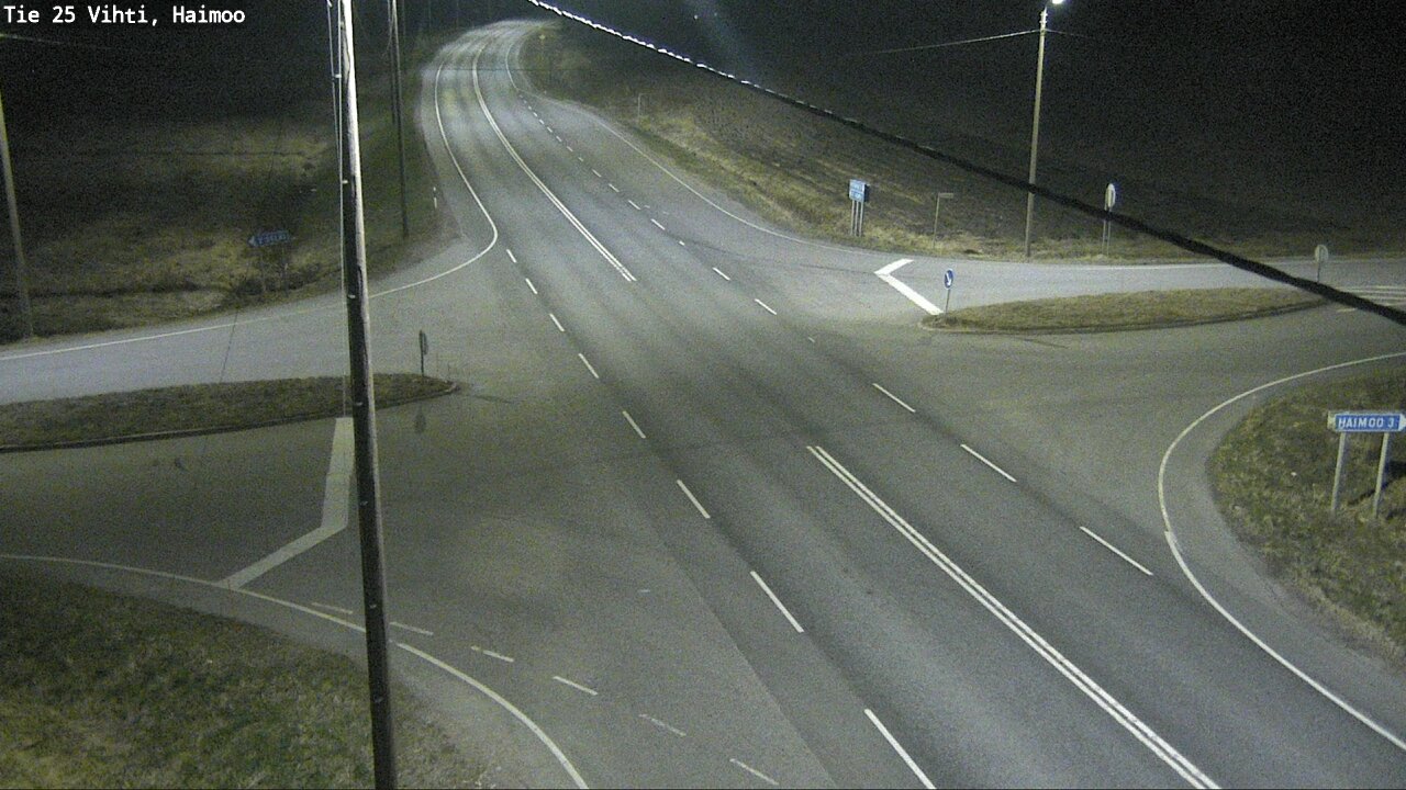 Weather Camera Image Road 25 Vihti, Haimoo, Vihti, Uusimaa