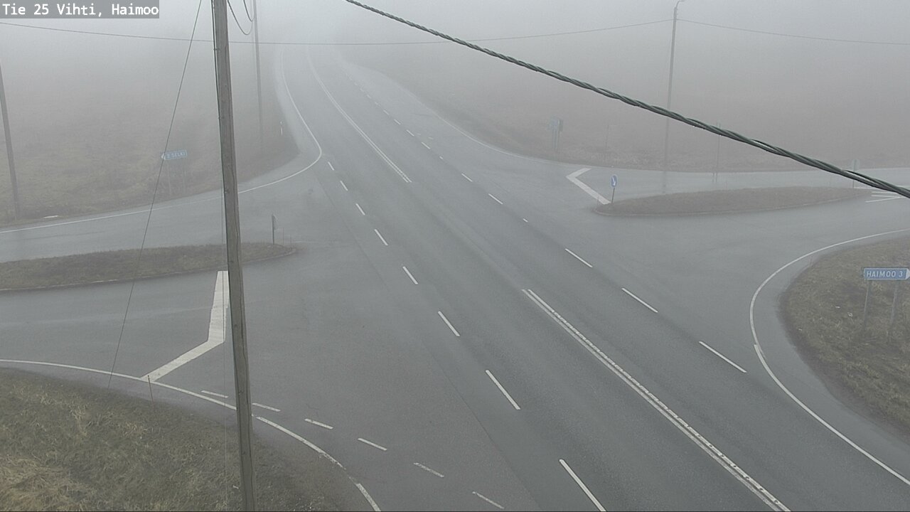 Weather Camera Image Väg 25 Vichtis, Haimoo, Vihti, Uusimaa