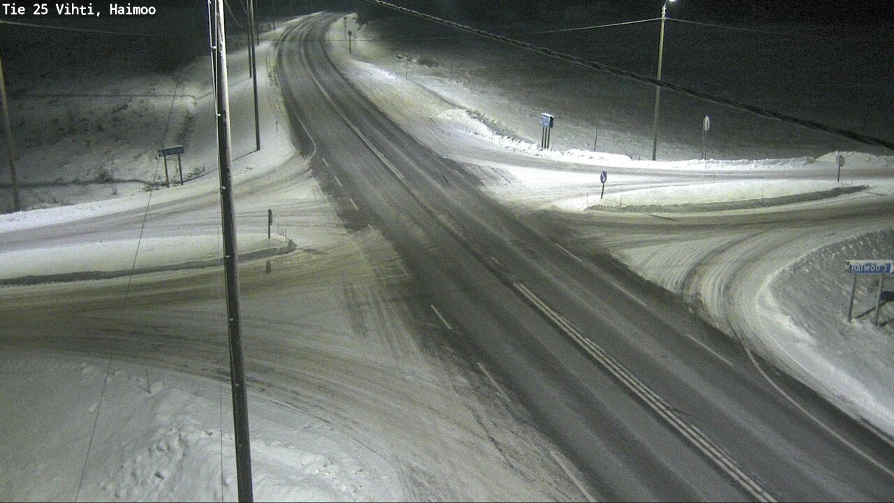 Weather Camera Image Väg 25 Vichtis, Haimoo, Vihti, Uusimaa