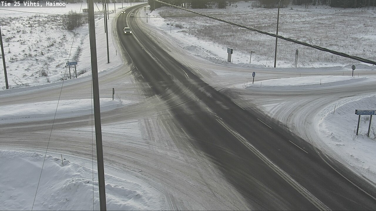 Weather Camera Image Väg 25 Vichtis, Haimoo, Vihti, Uusimaa