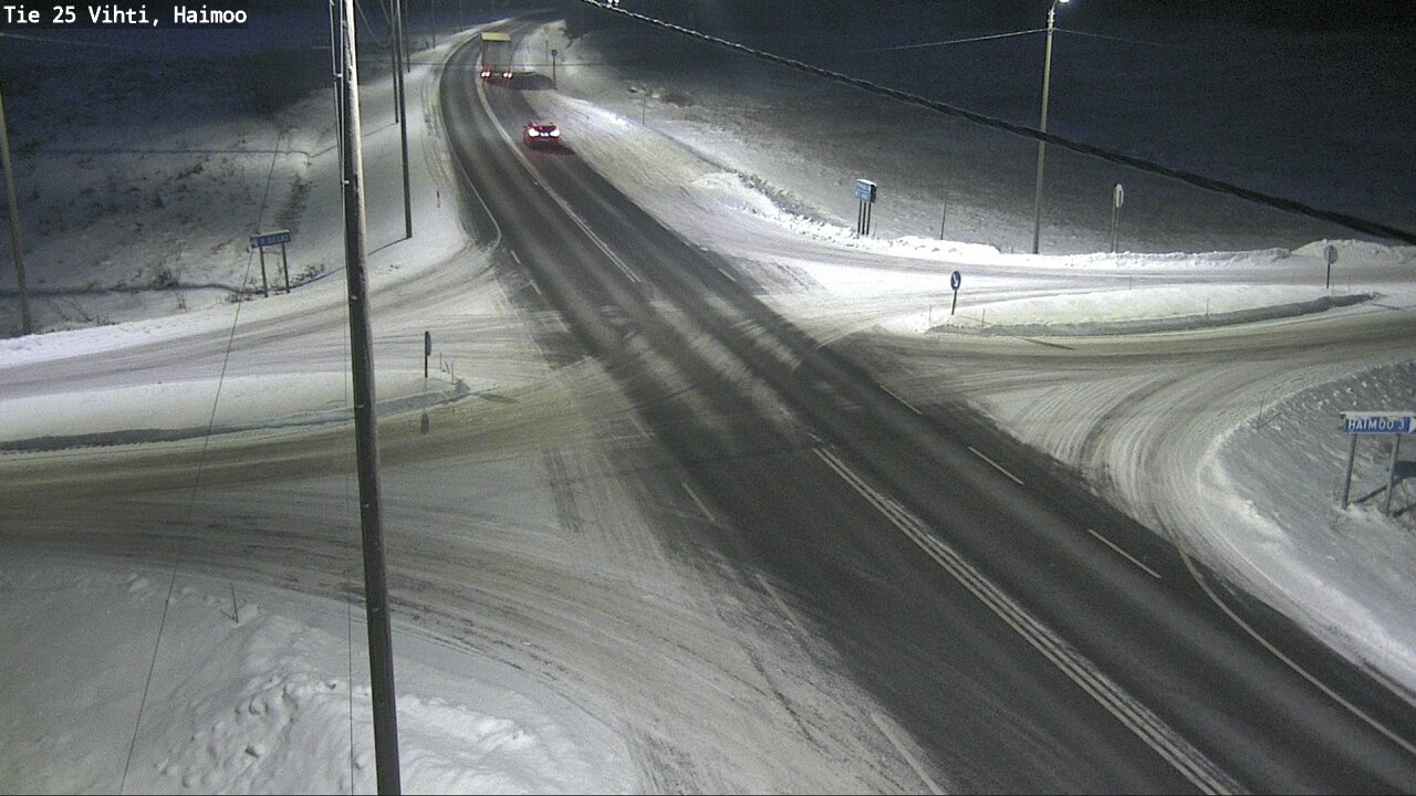 Weather Camera Image Väg 25 Vichtis, Haimoo, Vihti, Uusimaa