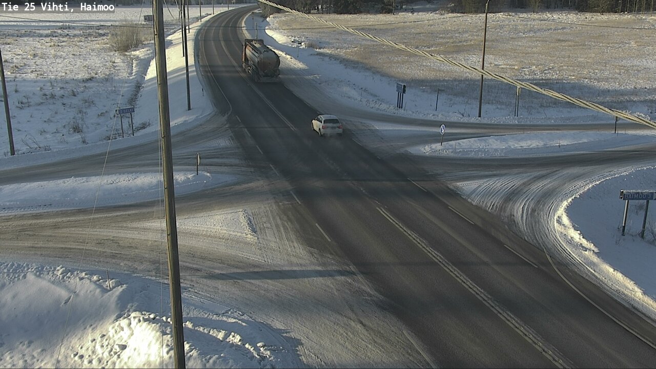 Weather Camera Image Väg 25 Vichtis, Haimoo, Vihti, Uusimaa