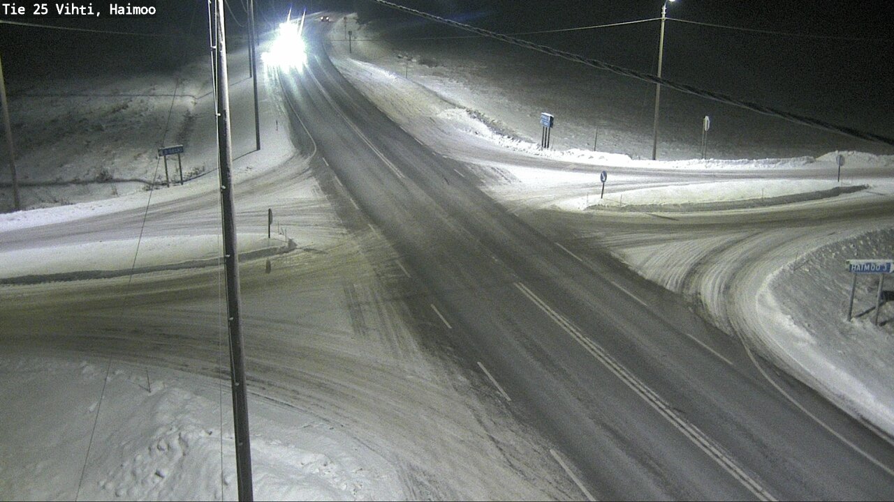 Weather Camera Image Väg 25 Vichtis, Haimoo, Vihti, Uusimaa