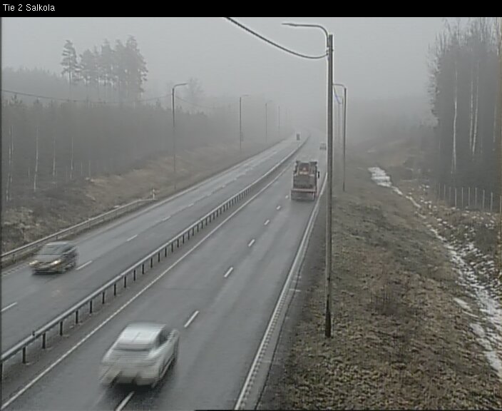 Weather Camera Image Väg 2 Lojo, Salkola, Lohja, Uusimaa