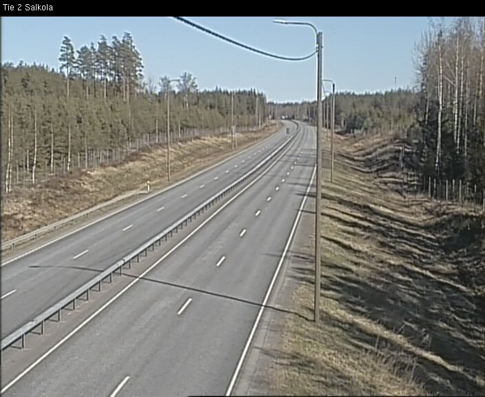 Weather Camera Image Road 2 Lohja, Salkola, Lohja, Uusimaa
