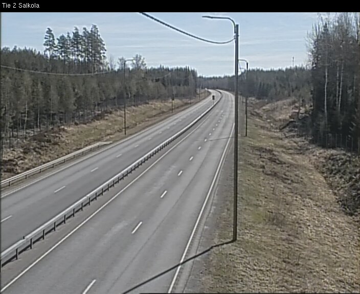 Weather Camera Image Road 2 Lohja, Salkola, Lohja, Uusimaa