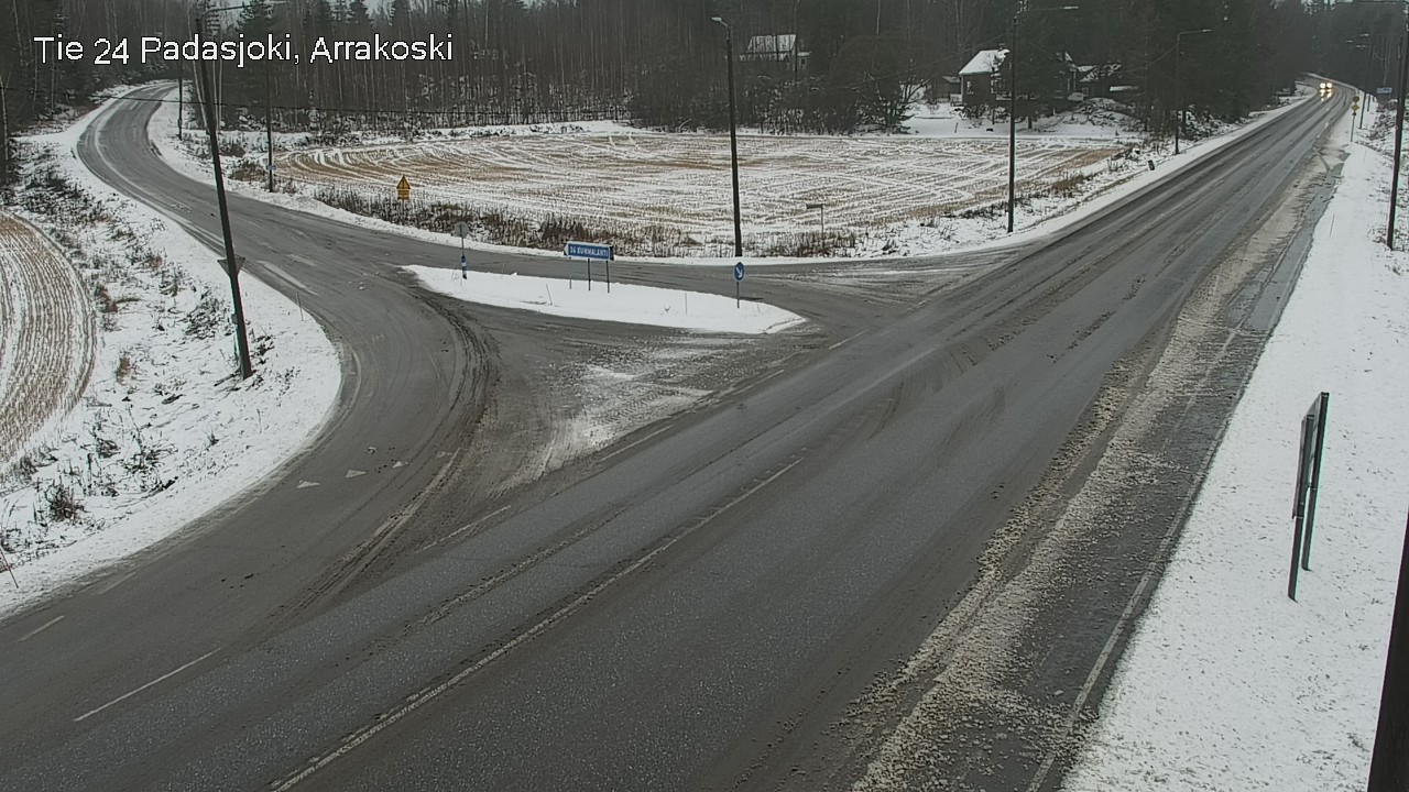 Weather Camera Image Road 24 Padasjoki, Arrakoski, Padasjoki, Päijät-Häme