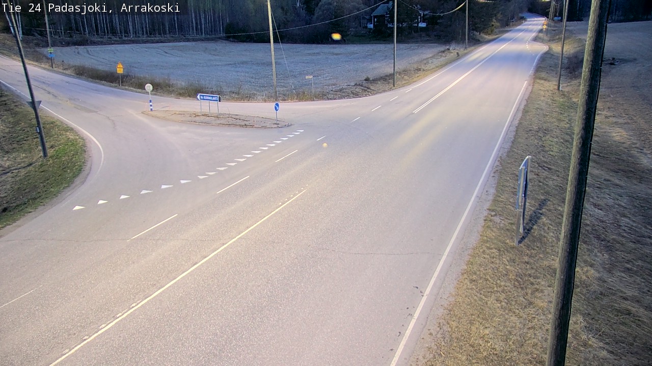 Weather Camera Image Road 24 Padasjoki, Arrakoski, Padasjoki, Päijät-Häme