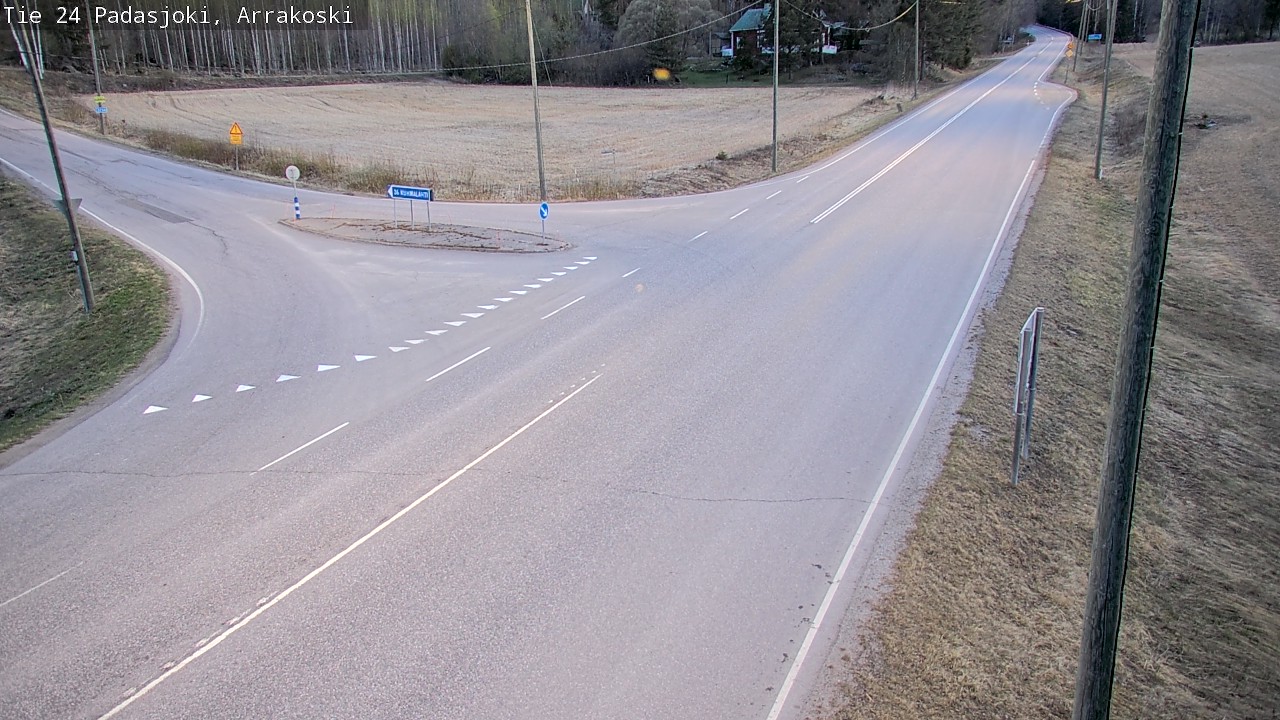 Weather Camera Image Road 24 Padasjoki, Arrakoski, Padasjoki, Päijät-Häme