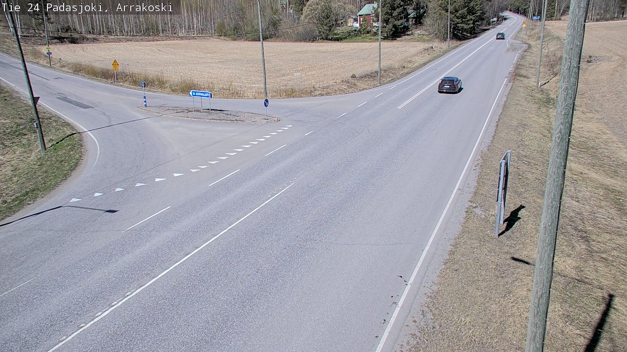 Weather Camera Image Väg 24 Padasjoki, Arrakoski, Padasjoki, Päijät-Häme
