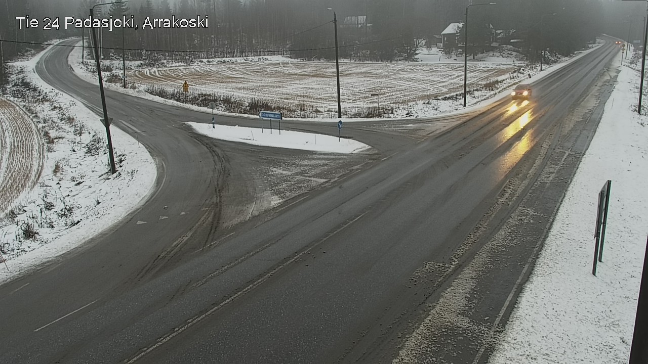 Weather Camera Image Road 24 Padasjoki, Arrakoski, Padasjoki, Päijät-Häme
