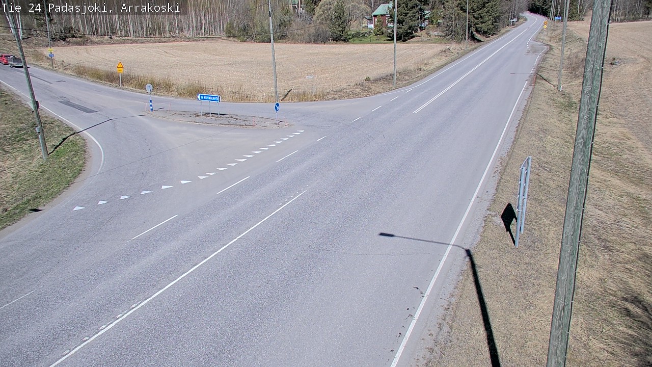 Weather Camera Image Väg 24 Padasjoki, Arrakoski, Padasjoki, Päijät-Häme