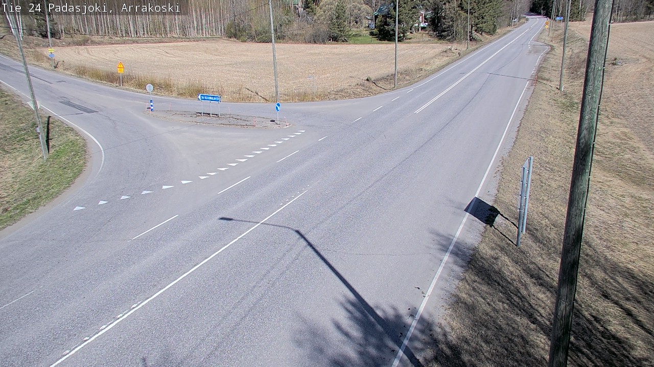 Weather Camera Image Väg 24 Padasjoki, Arrakoski, Padasjoki, Päijät-Häme
