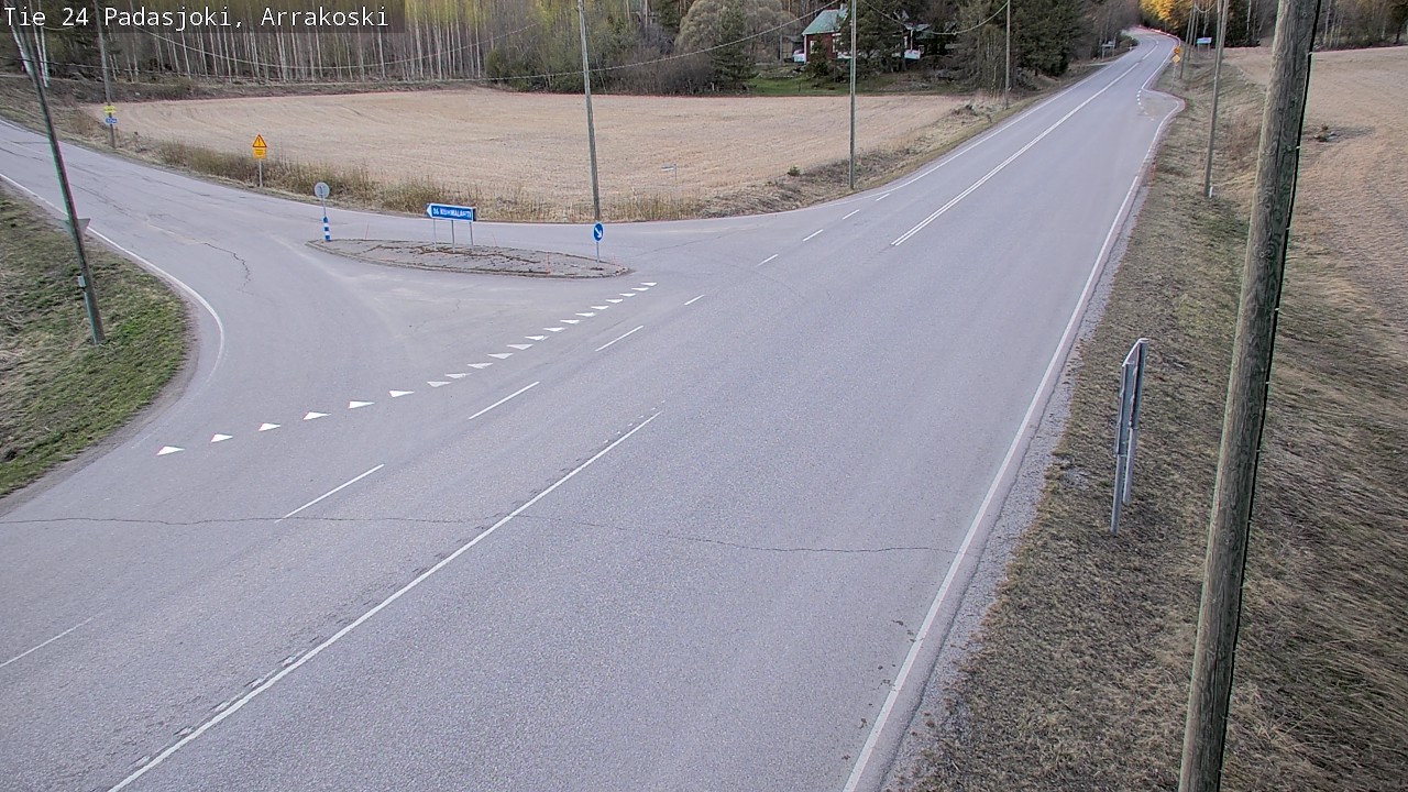 Weather Camera Image Väg 24 Padasjoki, Arrakoski, Padasjoki, Päijät-Häme