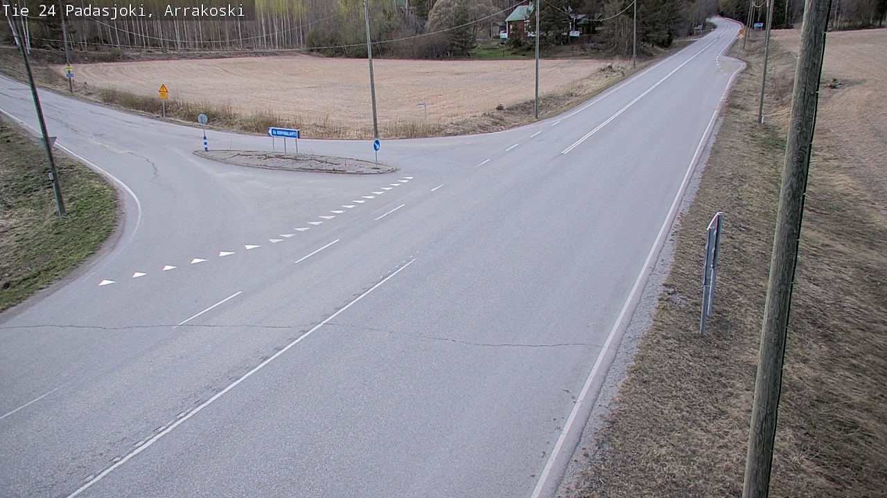 Weather Camera Image Väg 24 Padasjoki, Arrakoski, Padasjoki, Päijät-Häme