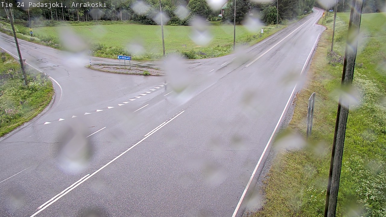 Weather Camera Image Väg 24 Padasjoki, Arrakoski, Padasjoki, Päijät-Häme