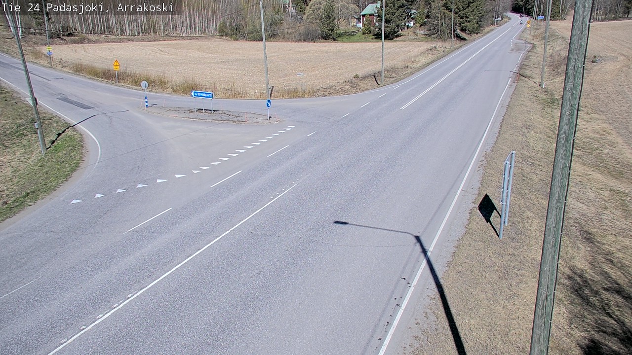 Weather Camera Image Väg 24 Padasjoki, Arrakoski, Padasjoki, Päijät-Häme