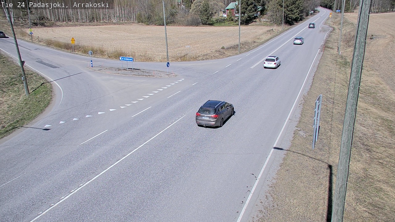 Weather Camera Image Väg 24 Padasjoki, Arrakoski, Padasjoki, Päijät-Häme