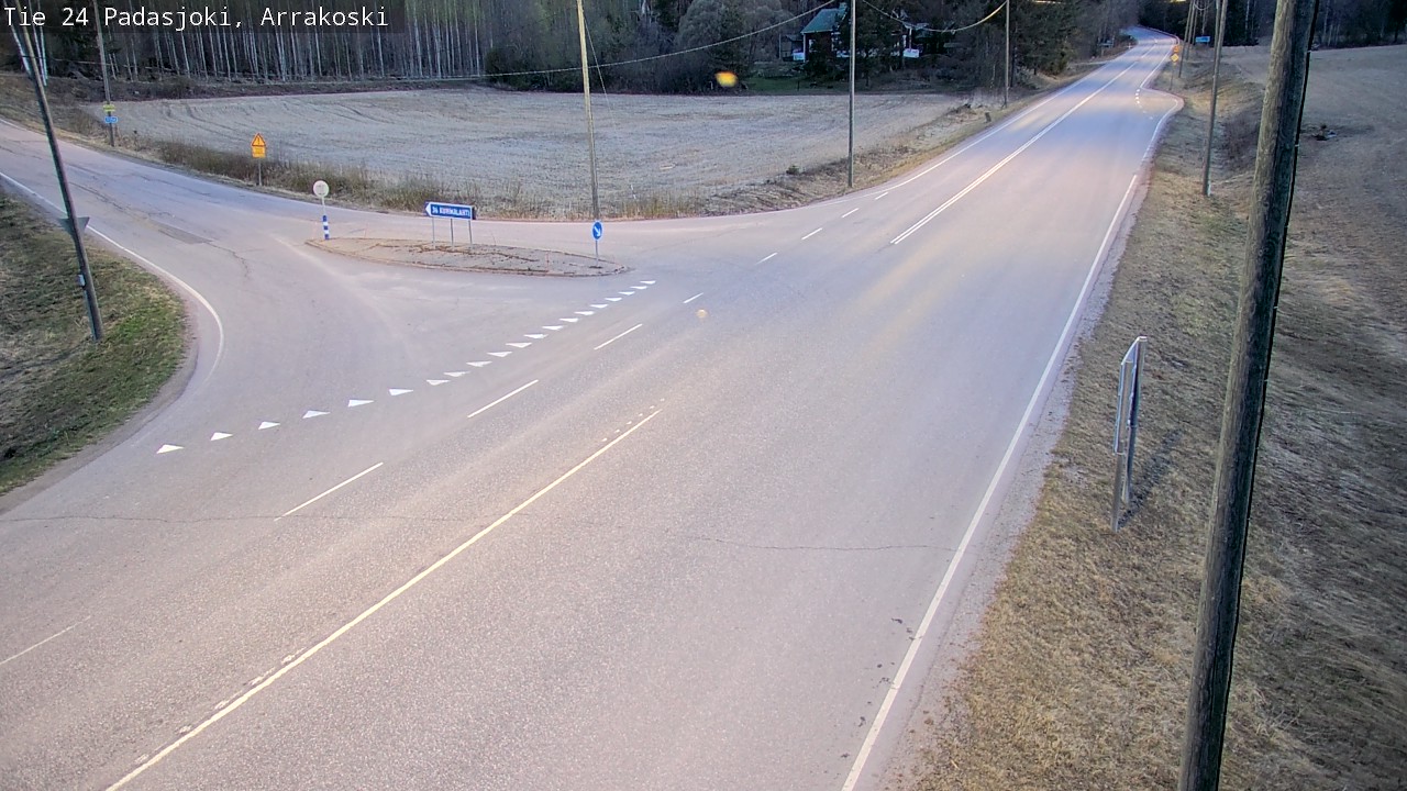 Weather Camera Image Road 24 Padasjoki, Arrakoski, Padasjoki, Päijät-Häme