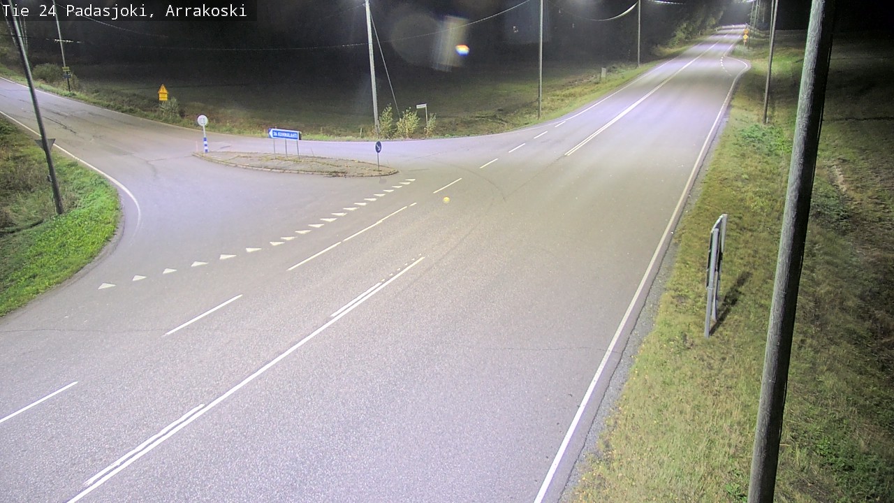 Weather Camera Image Väg 24 Padasjoki, Arrakoski, Padasjoki, Päijät-Häme
