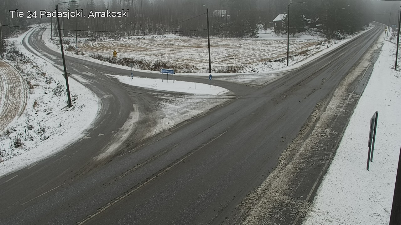 Weather Camera Image Road 24 Padasjoki, Arrakoski, Padasjoki, Päijät-Häme