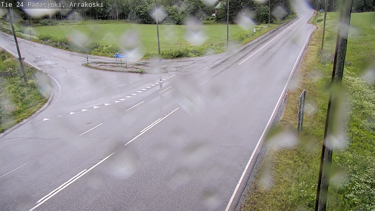 Weather Camera Image Väg 24 Padasjoki, Arrakoski, Padasjoki, Päijät-Häme
