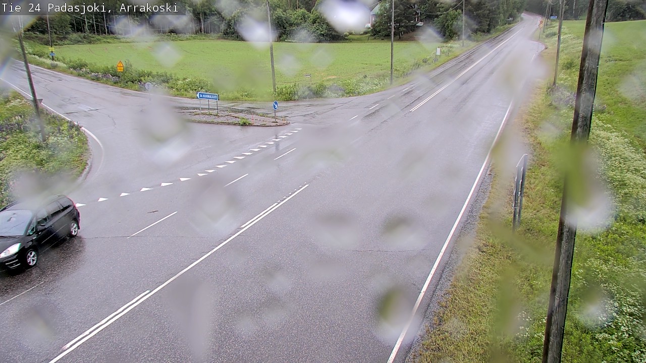Weather Camera Image Väg 24 Padasjoki, Arrakoski, Padasjoki, Päijät-Häme