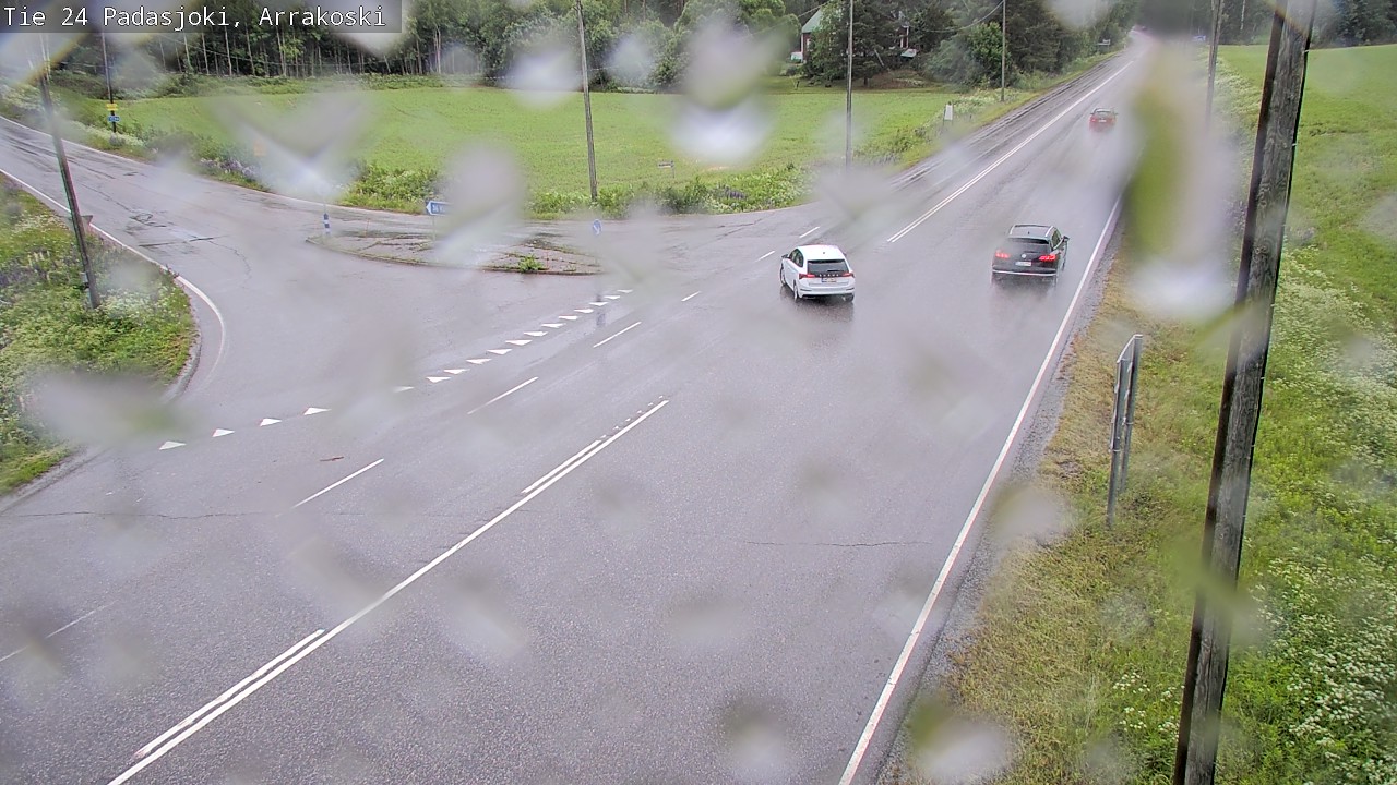 Weather Camera Image Väg 24 Padasjoki, Arrakoski, Padasjoki, Päijät-Häme