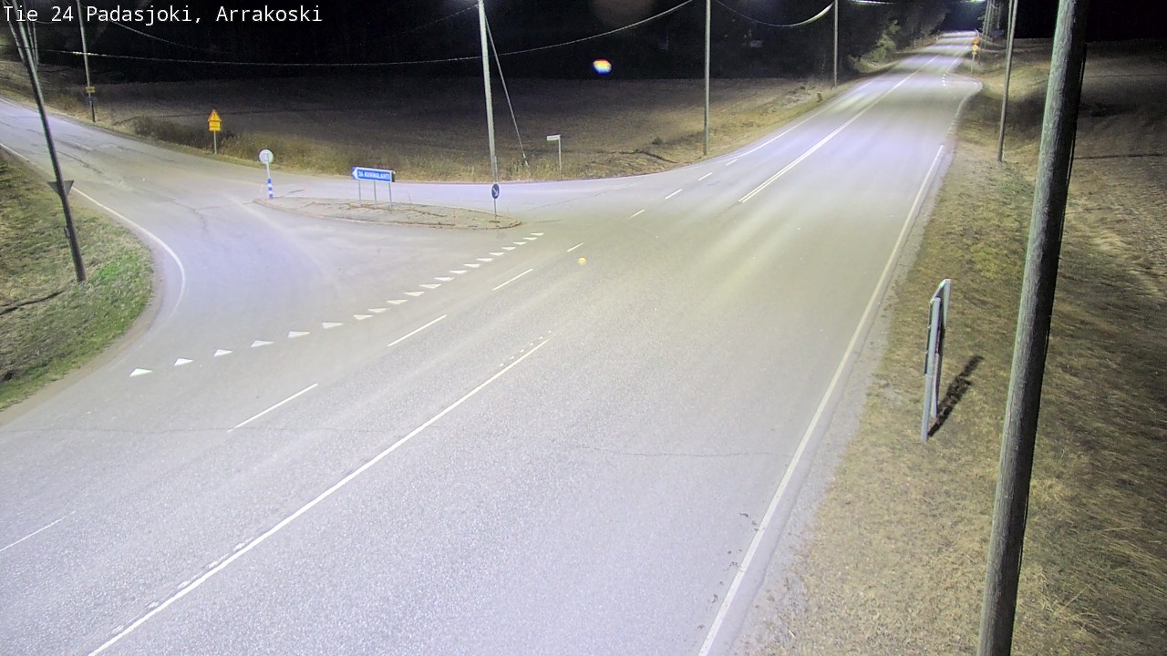 Weather Camera Image Väg 24 Padasjoki, Arrakoski, Padasjoki, Päijät-Häme