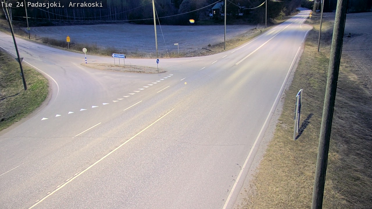 Weather Camera Image Väg 24 Padasjoki, Arrakoski, Padasjoki, Päijät-Häme