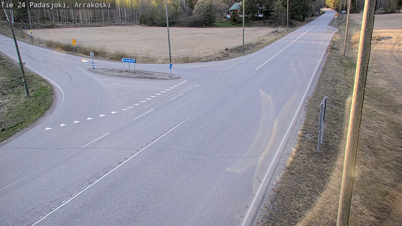Weather Camera Image Väg 24 Padasjoki, Arrakoski, Padasjoki, Päijät-Häme