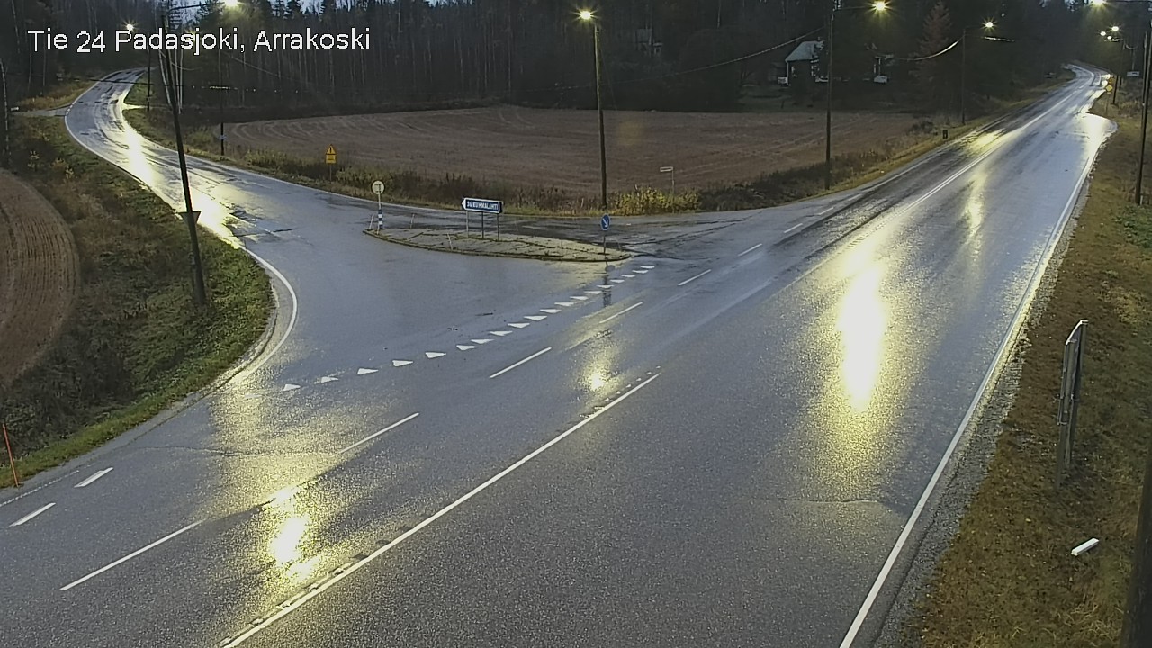 Weather Camera Image Väg 24 Padasjoki, Arrakoski, Padasjoki, Päijät-Häme