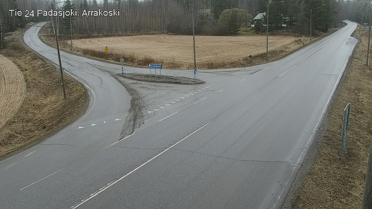 Weather Camera Image Väg 24 Padasjoki, Arrakoski, Padasjoki, Päijät-Häme