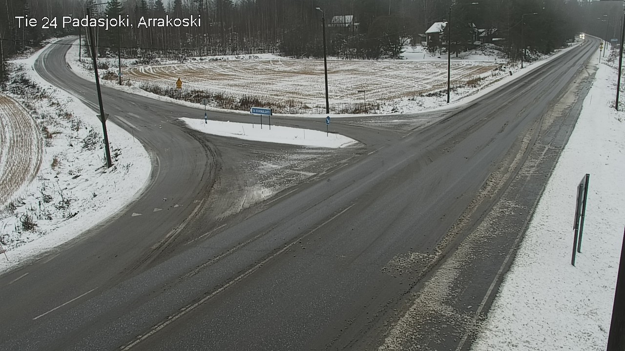 Weather Camera Image Road 24 Padasjoki, Arrakoski, Padasjoki, Päijät-Häme