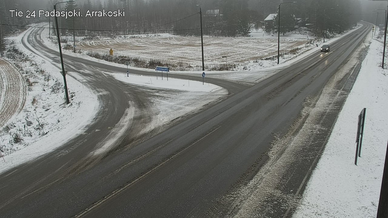 Weather Camera Image Road 24 Padasjoki, Arrakoski, Padasjoki, Päijät-Häme