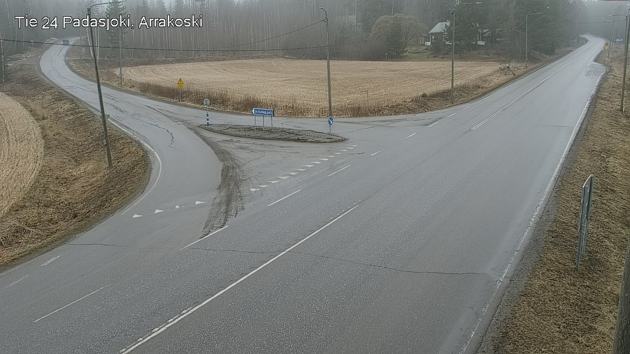 Weather Camera Image Väg 24 Padasjoki, Arrakoski, Padasjoki, Päijät-Häme