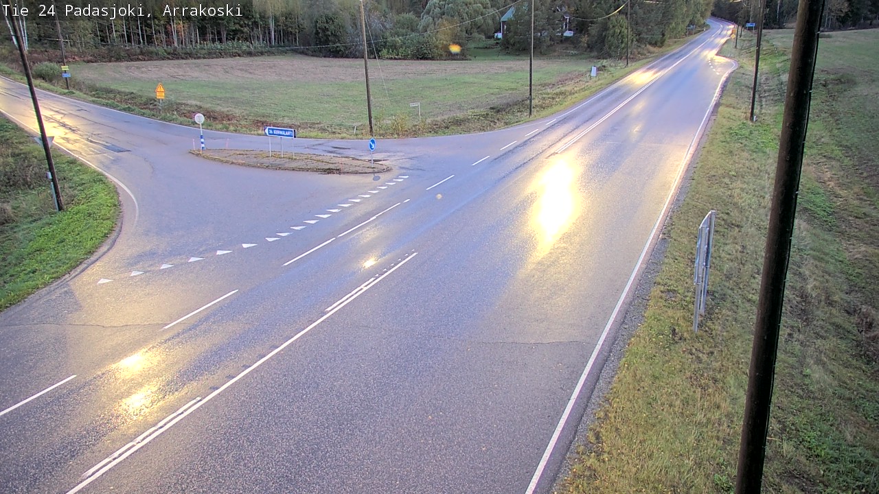 Weather Camera Image Väg 24 Padasjoki, Arrakoski, Padasjoki, Päijät-Häme