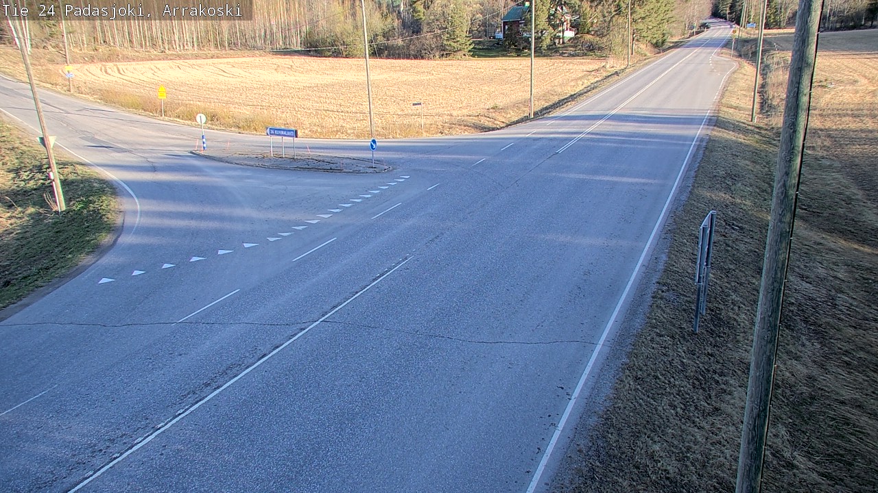 Weather Camera Image Väg 24 Padasjoki, Arrakoski, Padasjoki, Päijät-Häme