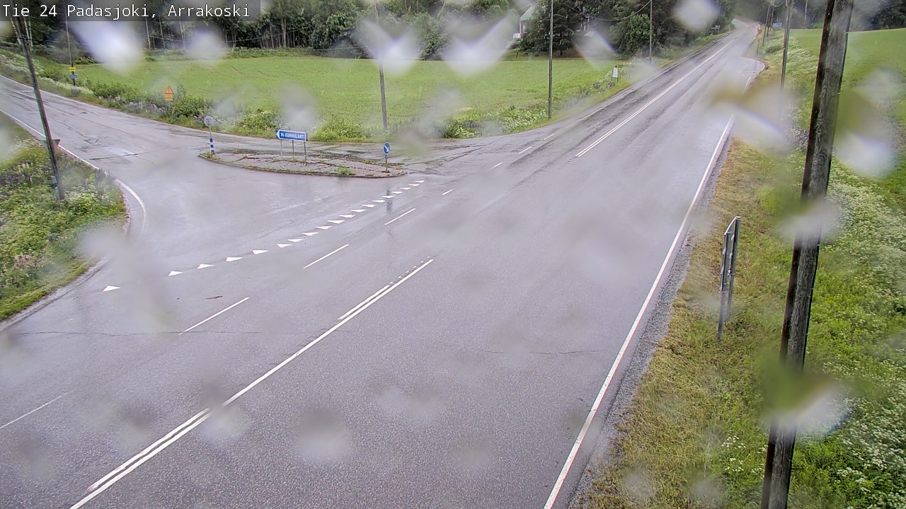 Weather Camera Image Väg 24 Padasjoki, Arrakoski, Padasjoki, Päijät-Häme